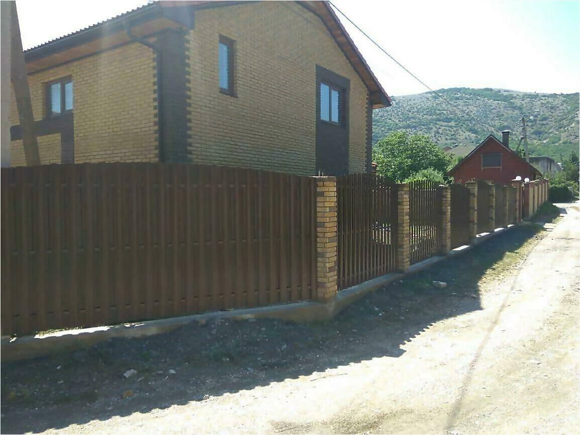 забор из штакетника 110м фото7 в Петрозаводске
