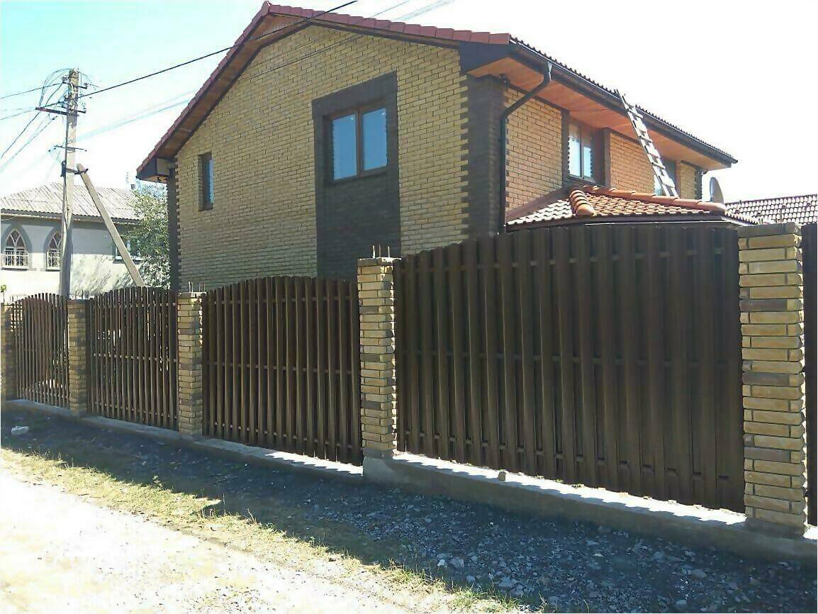 забор из штакетника 110м фото6 в Петрозаводске